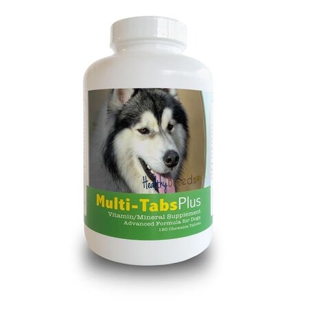 Healthy Breeds Healthy Breeds 840235140757 Siberian Husky Multi-Tabs Plus Chewable Tablets; 180 Count 840235140757